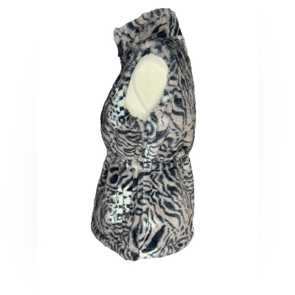 Keren Hart Leopard NWT Reversible Puffer Vest - Picture 4 of 8